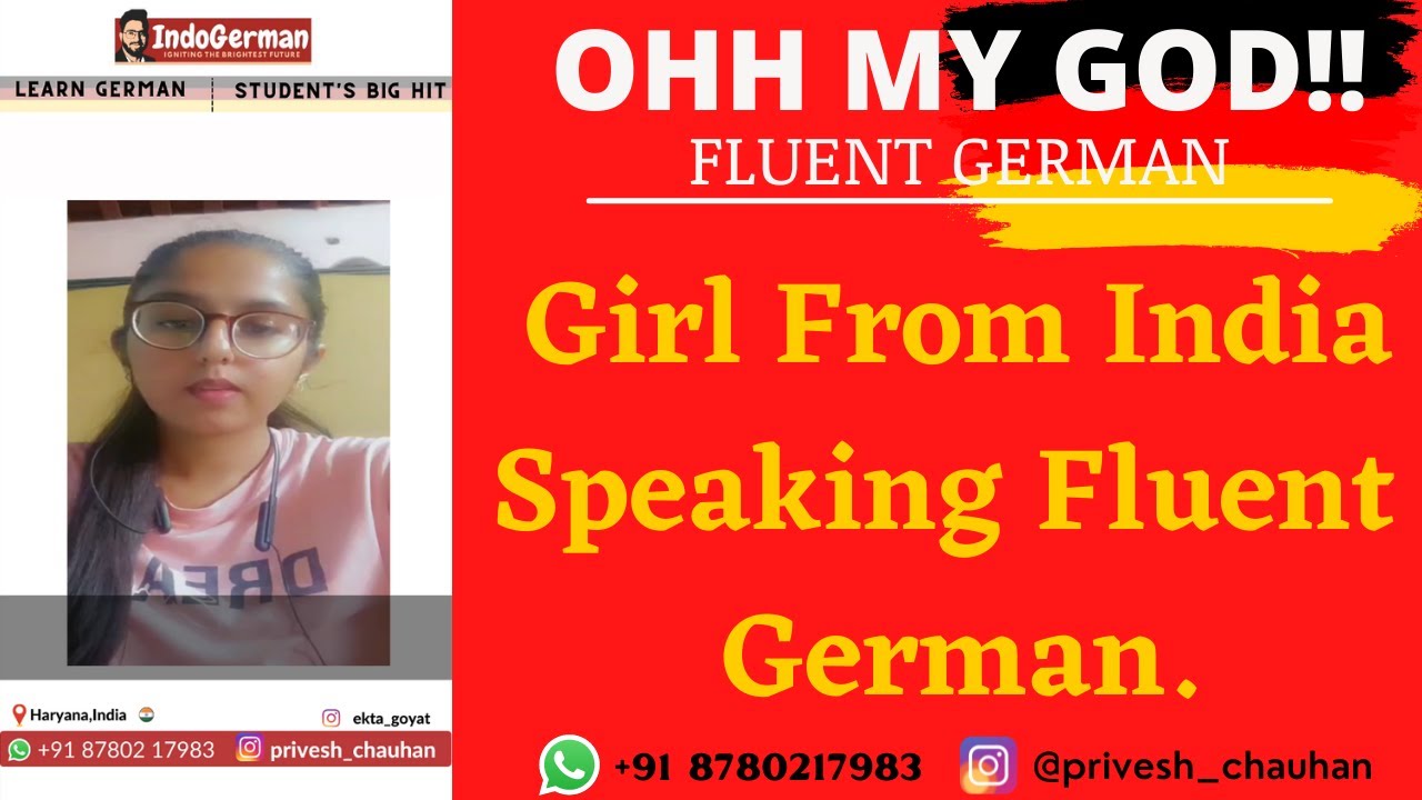 Ohh My God|Girl From India Taking About A Famliy Trip In German|Privesh A. Chauhan
