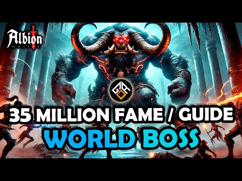 WORLD BOSS: Guide & 35 MILLON YELLOW FAME FARM | Gordinh - ALBION ONLINE