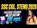 Recent Exams में पूछे गए सारे Fill In The Blanks SSC CGL Steno 2026 By Ran