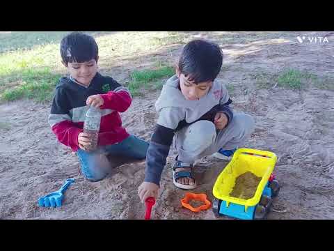 Shree & Ashita playing with Sand  kids playing in the Garden|#kids #gardening #baby #shree & ashita