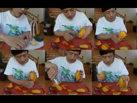 Best Way To Pit A Mango Easily, Safely and Cleanly (4K UHD)