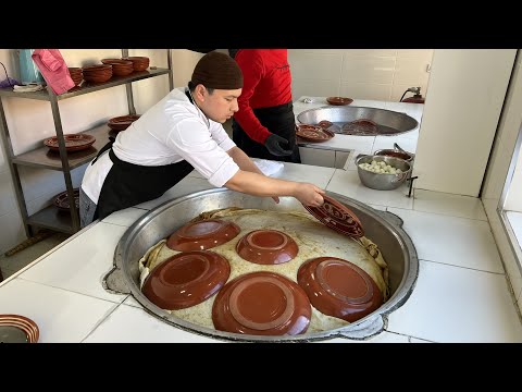 Samarkand pilaf with linseed oil l National dish of Uzbekistan
