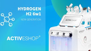 Vodíkový prístroj na čistenie pleti Hydrogén H2+ 6v1 novej generácie + sada roztokov Syis hydro