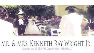 Wedding of Mr. & Mrs. Kenneth Wright Jr.