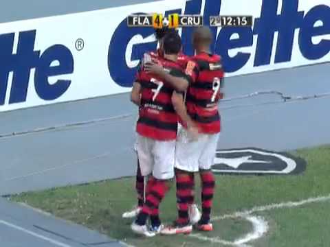 Segundo gol do Thiago Neves, Flamengo 5 x 1 Cruzeiro - Brasileiro - 06/11/2011