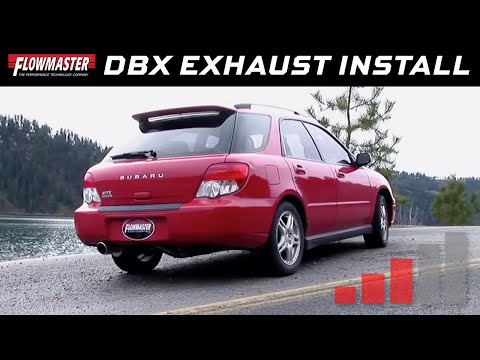 2002-07 Subaru WRX - Flowmaster dBX Cat-back Exhaust System 819114 - Installation