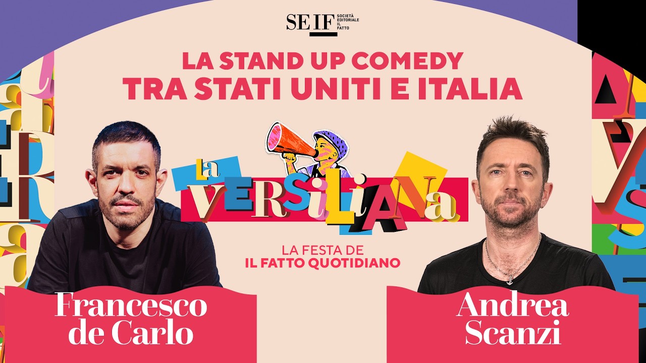 Andrea Scanzi intervista Francesco De Carlo: la stand up comedy tra Stati Uniti e Italia