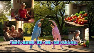 「元気に長生き！高齢者のための健康習慣」