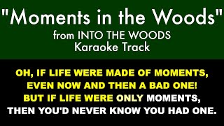&quot;Moments in the Woods&quot; from Into the Woods - Karaoke Track with Lyrics on Screen