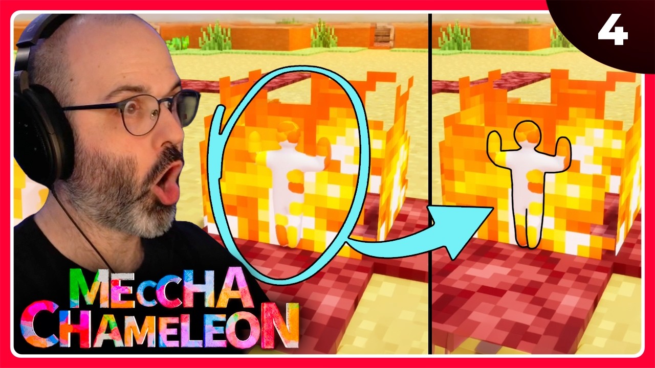 NOS OBLIGAMOS A ESCONDERNOS EN SITIOS OBVIOS || MECCHA CHAMELEON Gameplay Español