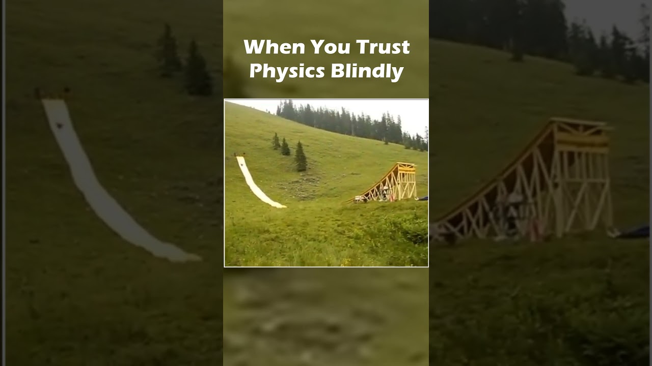 When You Trust Physics Blindly 😱 | Concept of Projectile Motion #physics #science #esaral #funny
