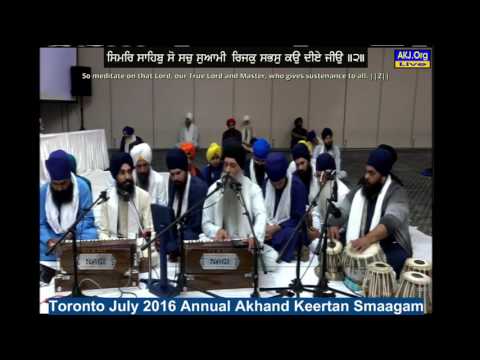 096 Toronto July 2016 Raensabaayee Keertan - Bhai Harpreet Singh Jee Toronto