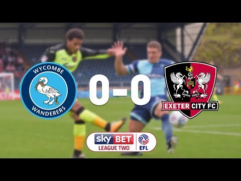 Wycombe Wanderers 0 Exeter City 0 (14/10/17) EFL Sky Bet League Two Highlights