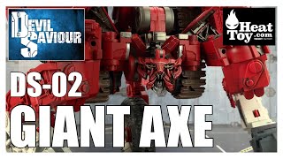 Devil Saviour Troublemaker DS-02 GIANT AXE Transformers ROTF Scavenger