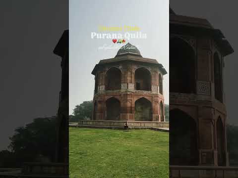 🏰 Exploring the Historic Purana Qila in Delhi! ✨ | Hidden Beauty of India 🇮🇳 #Shorts