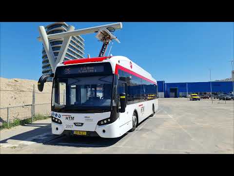 HTM lijn 28: Voorburg Station - Den Haag Zuiderstrand | omleiding | 2021 | 4K