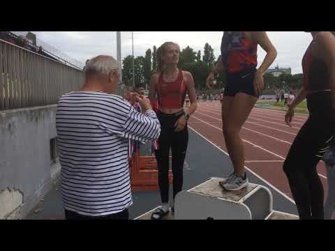 Podium 800m JUF Alsace Mulhouse
