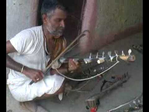 Rawan Hattha a rare folk instrument of Rajasthan.