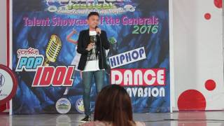 Gensan Pop Idol Semi-Final 2016  Jaylord Pudang 08252016 "Wag Ka Nang Umiyak"