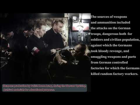 Weapons production by Polish Home Army, during the Warsaw Uprising.