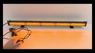 LED alej voděodolná (IP67) 12-24V, 45x LED 1W, oranžová 772mm, ECE R65