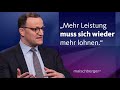 Sozialstaat in Gefahr? Kevin Kühnert (SPD) und Jens Spahn (CDU) im Gespräch | maischberger
