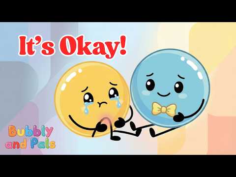 It’s Okay to Cry 😢 | Kids Song About Feelings & Emotions | Nursery Rhyme by Bubbly and Pals