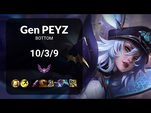 Gen Peyz Xayah vs Jhin BOTTOM - KR MASTER Patch 14.23