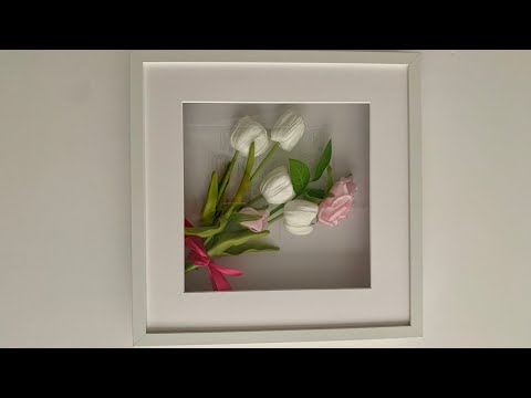 Flowers in IKEA frame #￼Ikeaproject  #flowerbox #pictureframe #diy 