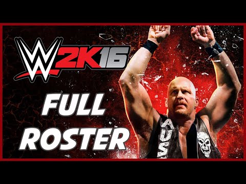 WWE 2K16 PS3 - Full Roster Including DLC