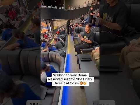 POV: You Just Found the Best Seat for the NBA Finals at Cosm LA 🤯🏀