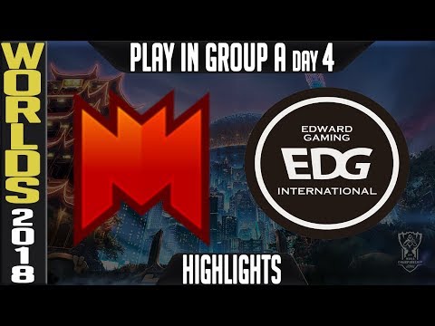 INF vs EDG Highlights | Worlds 2018 Play In Day 4 Group A  | Infinity Esports vs Edward Gaming