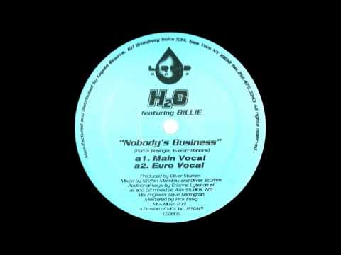 H2O Feat. Billie - Nobody's business ''Euro Vocal'' (1996)