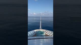 Some days the ocean can be smooth and so relaxing #cruise #ocean #carnival #carnivalvenezia