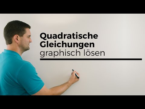 Quadratische Gleichungen graphisch lösen | Mathe by Daniel Jung