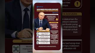Bocor Dokumen Rahasia Rusia Jor-joran Bantu Iran, Kirim 5.000 Drone Serat Optik Gempur AS-Israel
