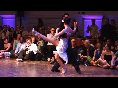  Anibal Lautaro  and  Valeria Maside  are  dancing  at  Brussels Tango Festival  in  2016