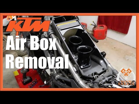 KTM Air Box Removal 1090 1190 1290 Super Adventure | Back in the Garage