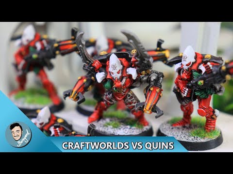 ft. Down Under 40k CRAFTWORLDS VS HARLEQUINS WARHAMMER BATTLE REPORT