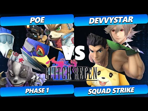 Glitch Regen Phase 1 - Poe Vs. Devvystar - Smash Ultimate Tournament