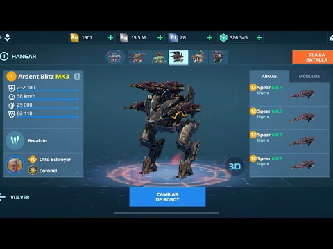 Blitz Spear MK2 Mk3 21Kills Overpowered War Robots Gameplay