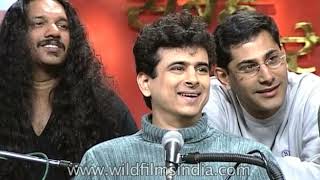 Euphoria Band in their younger days: Palash Sen is the song-writer, DJ, Christopher handles sound video