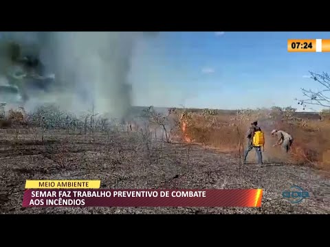 SEMAR intensifica fiscalizacão contra queimadas no periÌodo mais quente do ano 13 08 2021