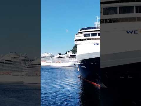 Thumbnail for ,3 beautiful ships at Ketchikan Alaska +Grand princess #shortvideo #alaska2024 #cruiseship