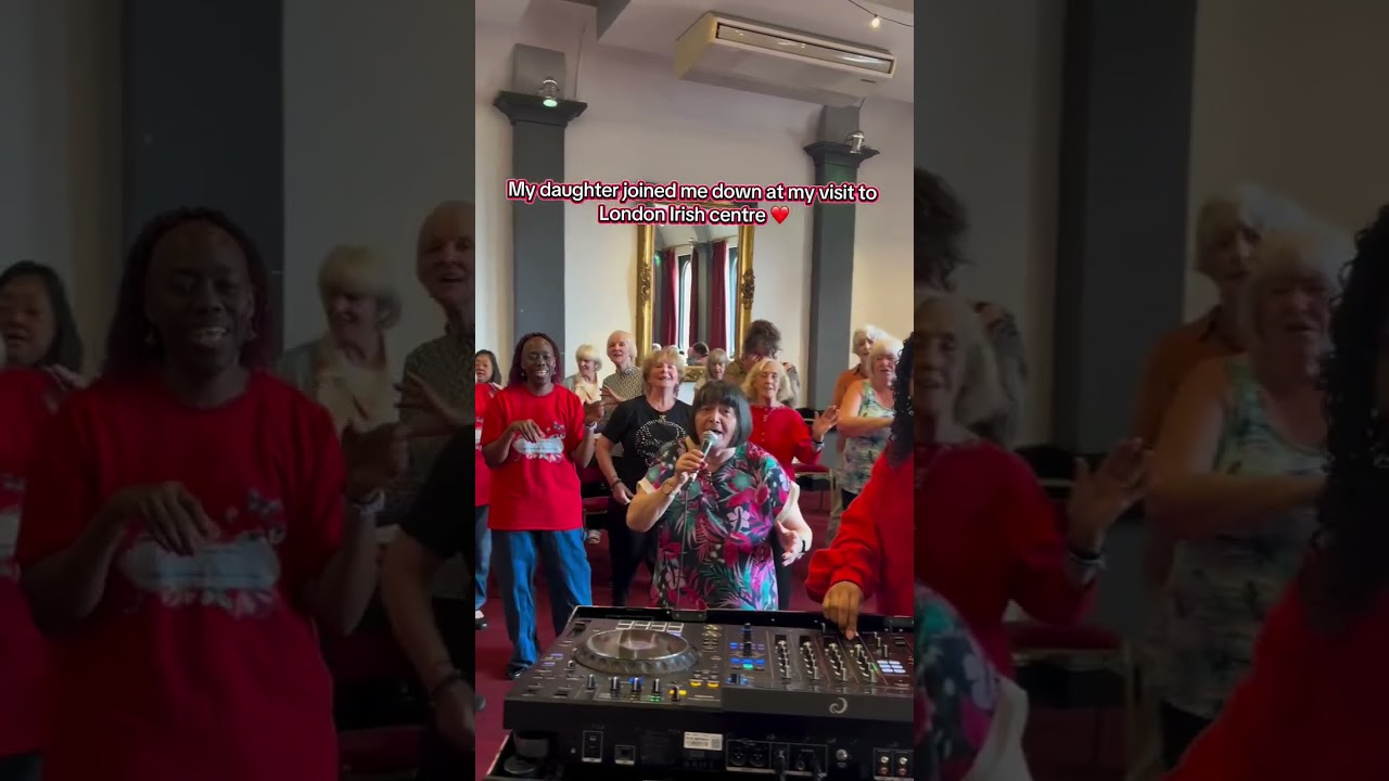 My daughter djrgonline joined me down at the London Irish Centre ❤️ #djagonline #teamag #ukdj