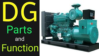 Diesel Generator Parts and its Function, DG working, DG कैसे काम करता है