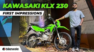 Kawasaki KLX 230 Walkaround | Japanese Dual-sport Rival to Hero Xpulse 200 4V | BikeWale