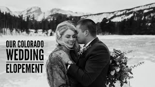 Our Colorado Elopement | Wedding Highlight | Estes Park