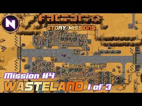 Factorio Without Any Production ? | Mission 4: Wasteland (1 of 3) | Factorio Story Missions