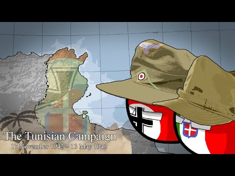 Tunisian campaign - |Operation Flax: The death of the Luftwaffe| - |Countryballs Animation| (1943)